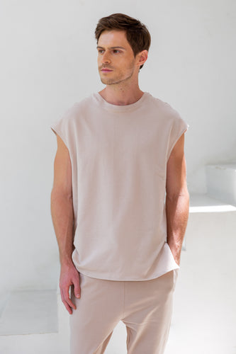 NIKO TANK TOP CREMA