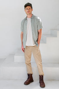 KEON CAMISA MANGA CORTA VERDE