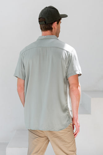 KEON CAMISA MANGA CORTA VERDE