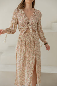 AVEENA TOP PRINT BLUSH
