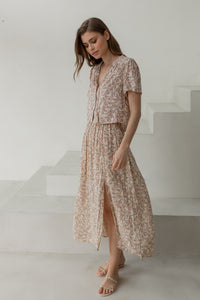 IVY TOP PRINT BLUSH
