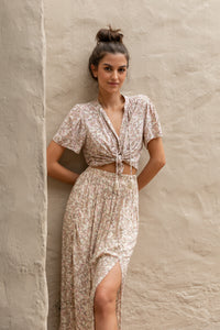 IVY TOP PRINT BLUSH